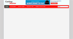 Desktop Screenshot of castingmaster.com